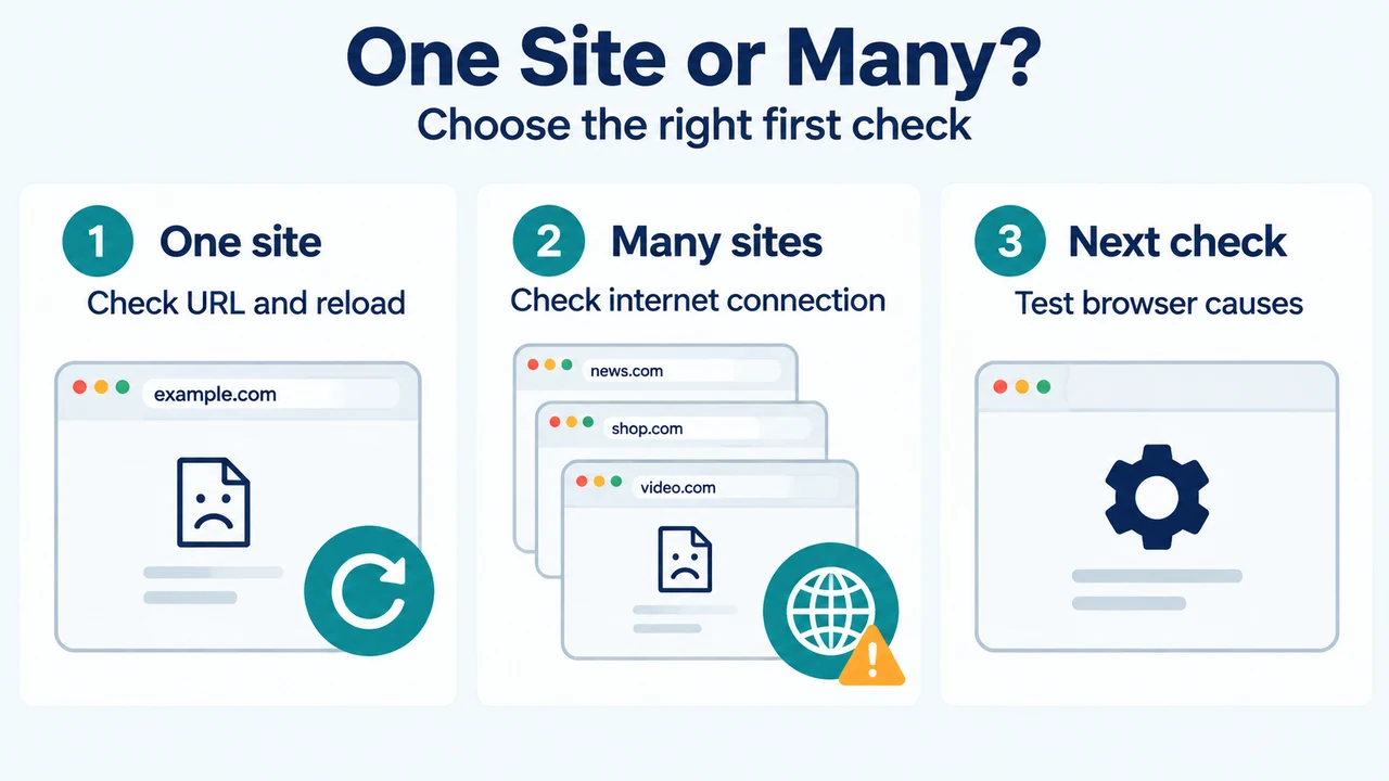 Comparison of one-site and multiple-site Chrome loading failures.